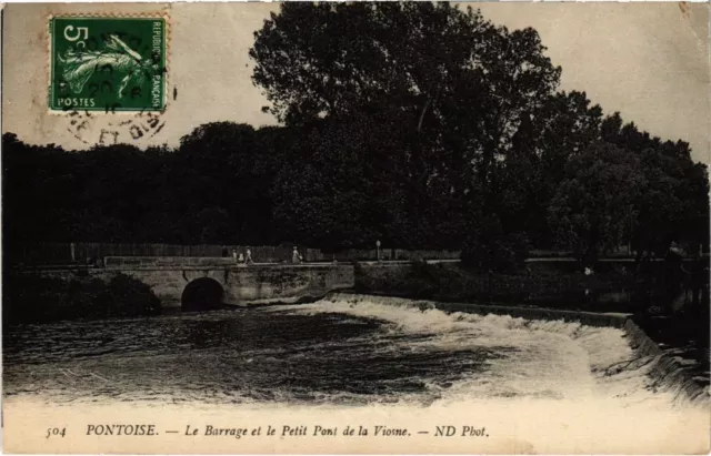 CPA PONTOISE - Le Barrage et le Petit Pont de la Viosne (68858)