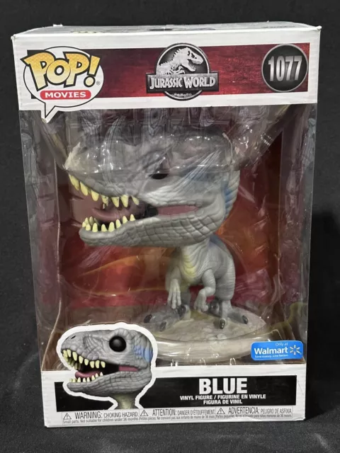 Funko Pop! Movies Jurassic World Blue Walmart Exclusive 10 Inch Figure  #1077 - US