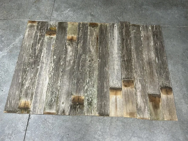 48” Weathered Barn Wood 13 Reclaimed Old Fence Wood 2