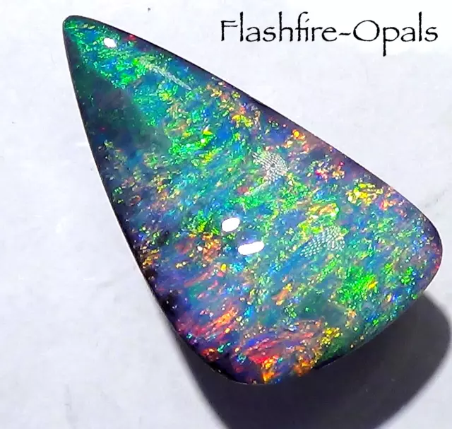 18,82ct  INVESTMENT GEM BOULDER OPAL ROT-BLAU-GRÜN-ORANGE VIDEO FLASHFIRE-OPALS