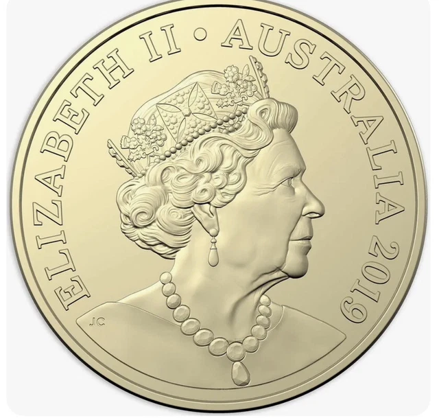 2019 $1 One Dollar MOR Coin. Mob of Roos. Low Mintage. 1 Coin. JC Effigy Queen