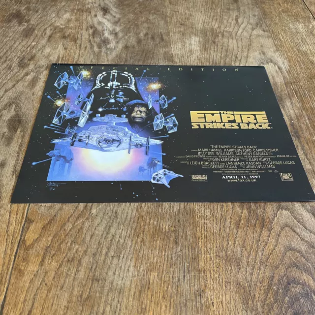 STAR WARS : THE EMPIRE STRIKES BACK 1997 special edition Cinema Poster A3