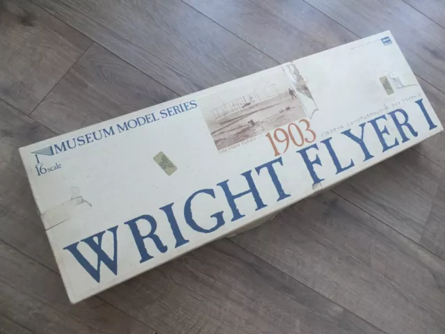 1/16 Hasegawa Museum Model Series - The Wright Bros. Wright Flyer 1 - Very Rare