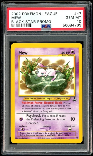 Pokemon TCG - Mew (8) - Wizards Of The Coast Black Star Promo - Near Mint