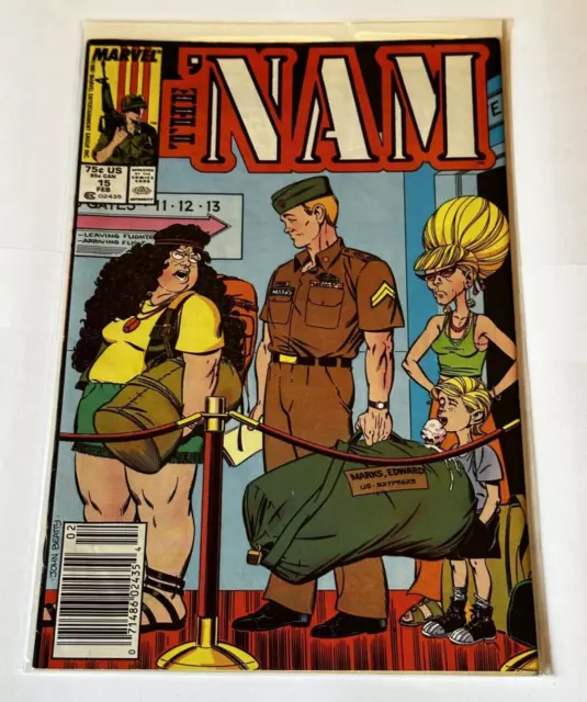The Nam #15 Marvel Comics Doug Murray Vietnam War Comic 1987
