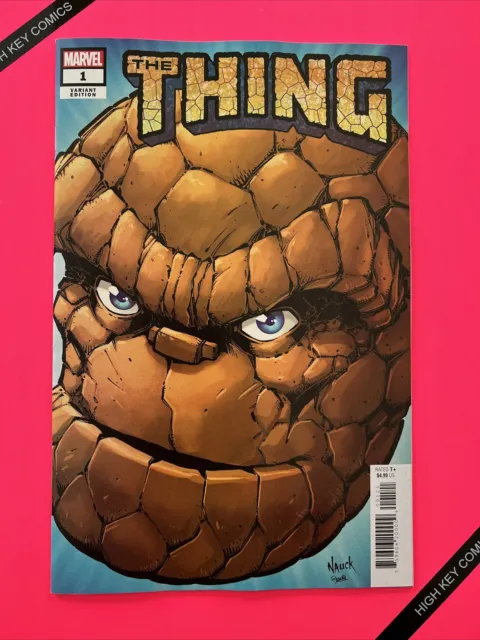 Thing #1 Variant Todd Nauck Headshot Cover B Marvel 2021 NM