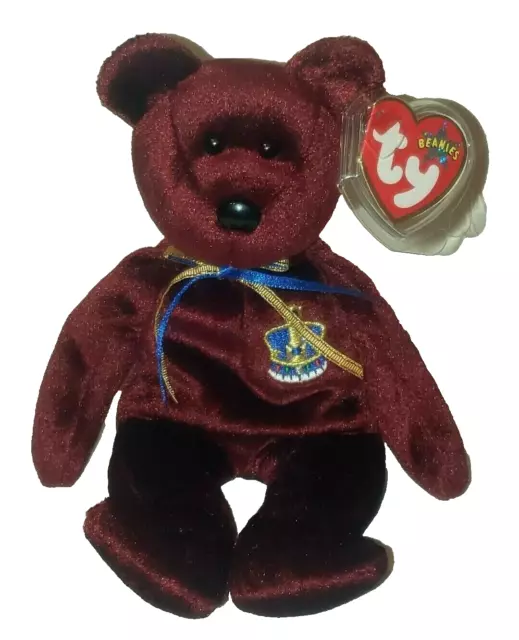 Ty Beanie Baby - BUCKINGHAM the Bear (UK Exclusive) MINT with MINT TAGS