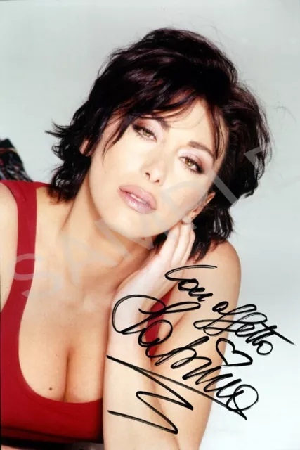 Photo Sabrina Salerno Autographe Signed 10 x 15 cm SS2