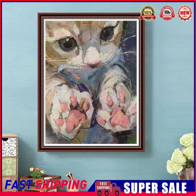 Cat paw hot sale painting