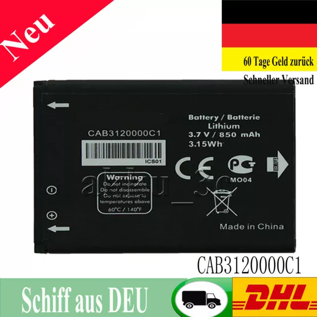 Battery Für Alcatel CAB3120000C1 510A OT-800 OT-880a OT-710D 768T Tablet Akku
