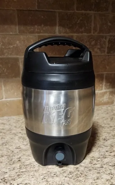 Bubba Keg 128oz 1 Gallon XL Stainless Steel Insulated Thermos w/Spout Gray