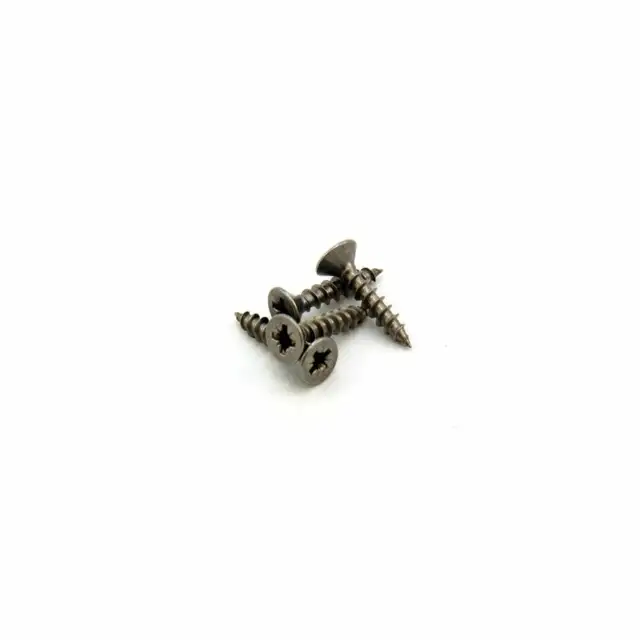 8mm dia Head x 3.9mm dia thread x 19mm Long Stainless Steel Screw (Pack of 50)