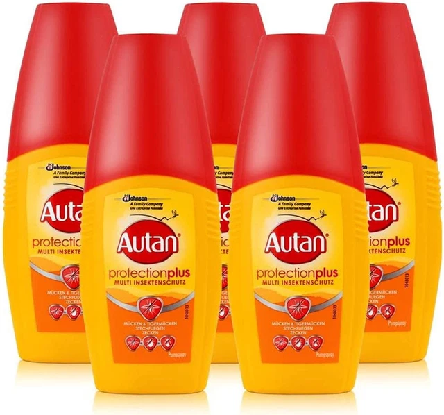 Autan Protection Plus Multi Insektenschutz Pumpspray 5er Pack ( 5 x 100ml )