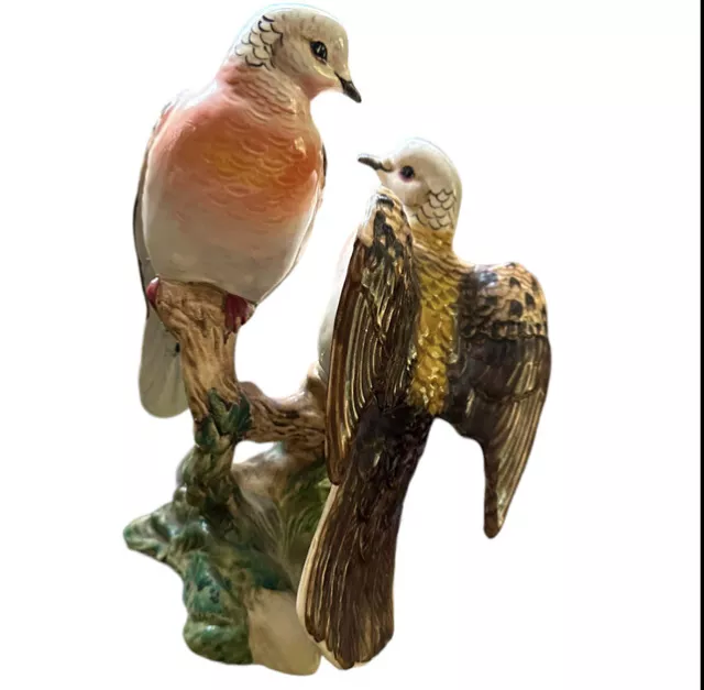 VINTAGE 1940-1970 Era BESWICK TURTLE DOVES PAIRING FIGURE MODEL No. 1022 PERFECT 3