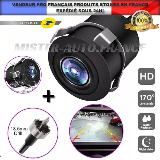 Caméra de Recul ★Vision Nocturne HD Stationnement ✅Grand Angle 170° Etanche IP67