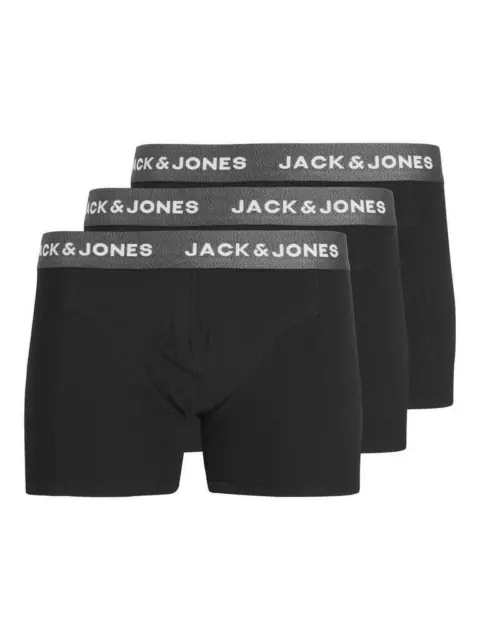 Mens Trunks Boxer Shorts 3 Pack Jack & Jones Big & Tall Boxers Underwear XL-6XL 3