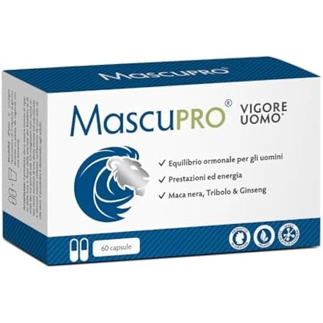 Vikingo Testosterone Booster | 120 Compresse | Integratore Con Maca, Tribulus, Ashwagandha E Arginina
