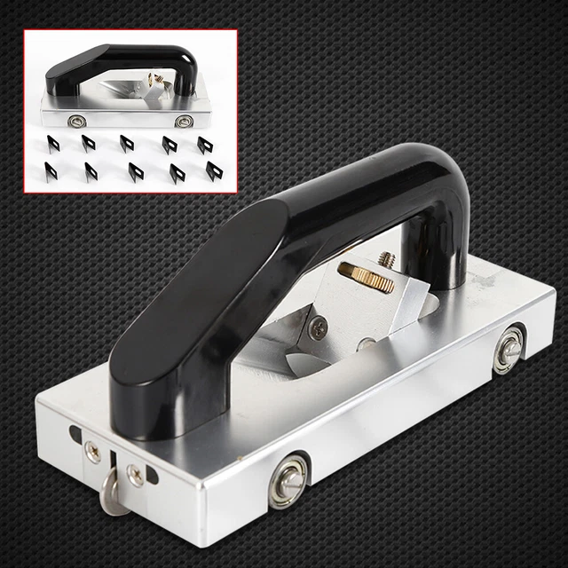 U-Type Blades Wheeled Grooving Pull Hand Tools Slotter Grooving for Vinyl Floor