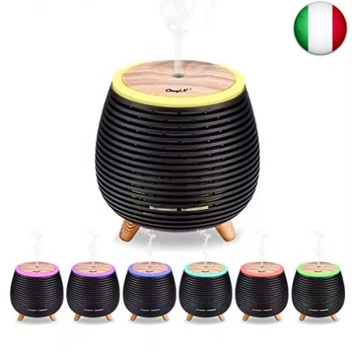 Mini Diffusore di Oli Essenziali 90 ML, CkeyiN Umidificatore ad Ultrasuoni con