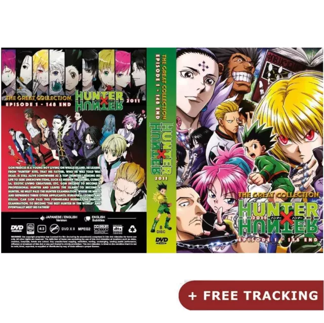 Hunter X Hunter (Season 2: Vol.1 - 148 End) ~ English Version ~ All Region ~