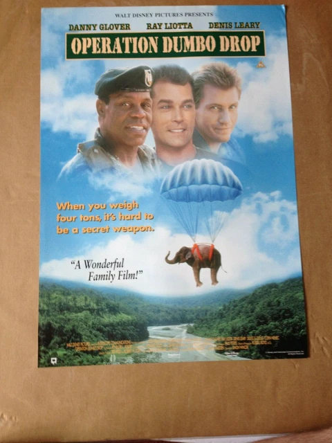 Dumbo Drop OPERATION DUMBO DROP walt disney 1995 ray liotta Video Shop ORIGINAL ...
