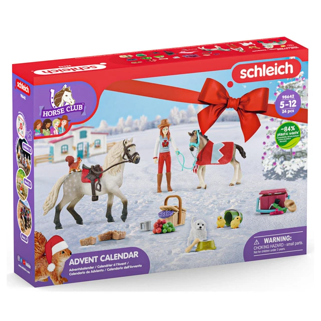 Schleich - Calendario Dell'Avvento 2016 Cavalli (97151) Con 27 Sorprese