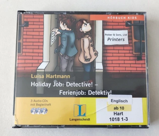HOLIDAY JOB DETECTIVE Ferienjob Detektiv 3 Audio CDs An Adventure In 