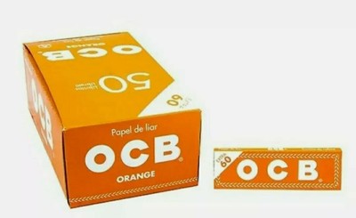 CARTINE OCB ORANGE Arancioni Bianche BOX Cartina Bianca Pacchi Pacchetti 100 % 
