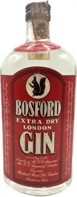 Vintage Gin Extra Dry 1966 Bosford Martini&Rossi 75cl 46%