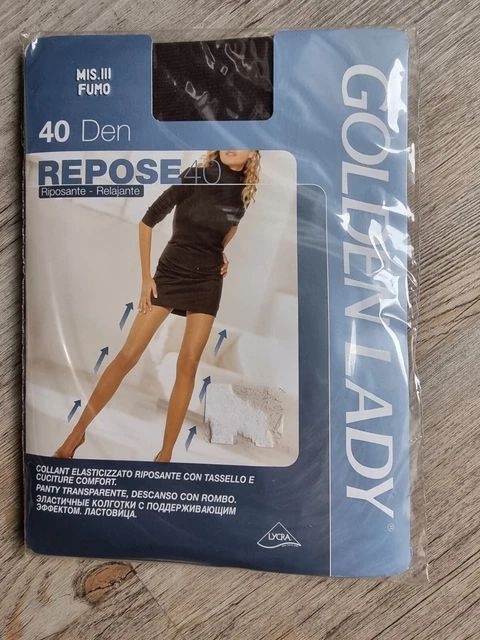 Golden Lady Repose 40 Collant Voile 40D - Fumo (Fume) T3