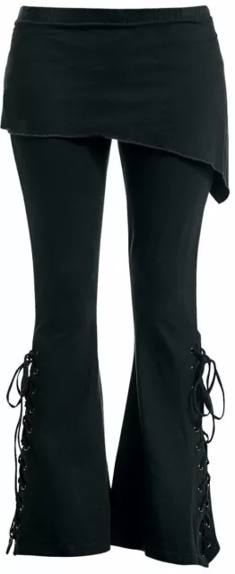 Spiral Direct PLAIN P004G459 2IN1 BOOT-CUT LEGGINGS WITH MICRO SLANT SKIRT