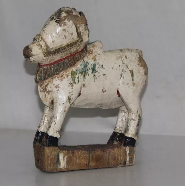 Vintage Vache Statue, Décor Maison, Original Cow Figurine, Unique 2