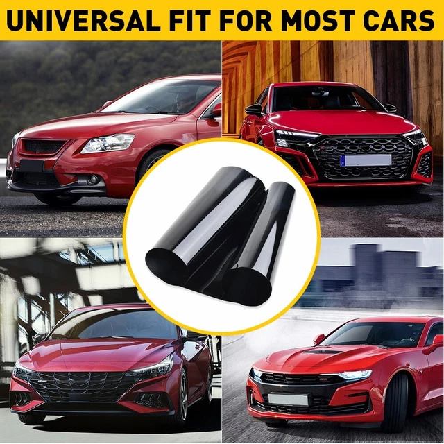 Visiera auto nera striscia solare pellicola tinta parabrezza anteriore parabrezza ombreggiatura UV accessori