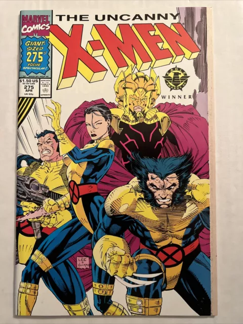 The Uncanny X-Men Vol.1 Issue #275 (1991) Double Sized Issue Jim Lee Art (NM-)