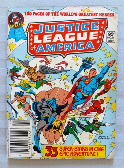 Dc Special Blue Ribbon Digest #11, Justice League Of America, Vg-Fn, Bronze 1981