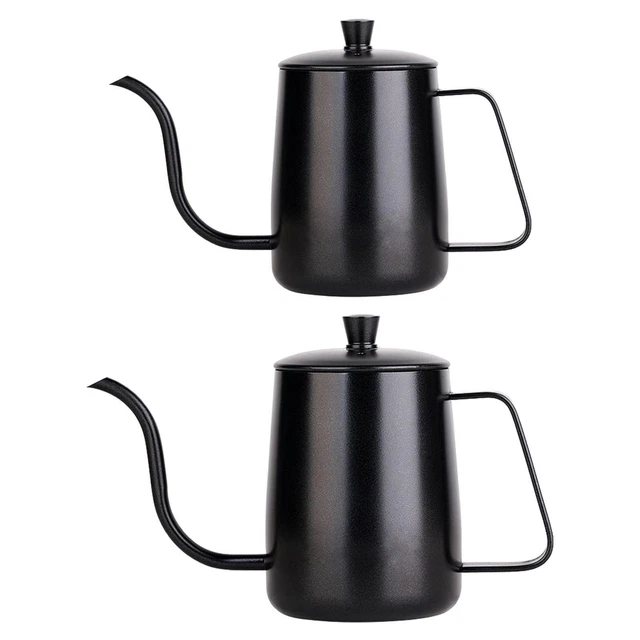 Poliviar Kaffeekessel 1 Liter Mit Thermometer - Schwanenhals Wasserkocher