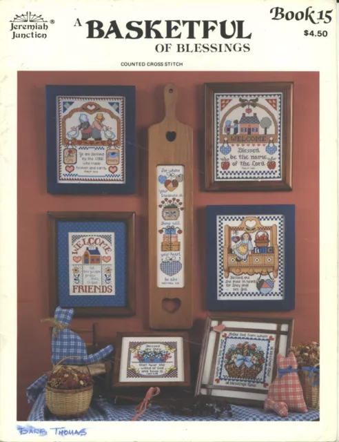 Jeremiah Junction, A Basketful of Blessings, Cross Stitch Book 15 NMMe31