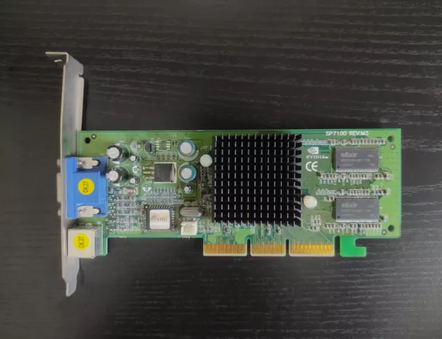 Sparkle SP7100M4SE Nvidia GeForce4 MX 440SE AGP 64MB DDR VGA Graphics Video Card