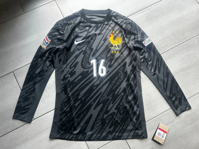 MAILLOT NIKE FRANCE FFF Gardien MAIGNAN #16 Taille L Noir UEFA