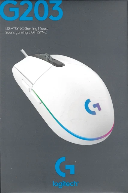 LOGITECH G203 LIGHTSYNC Gaming Mouse RGB Program 8000 DPI £26.63 ...
