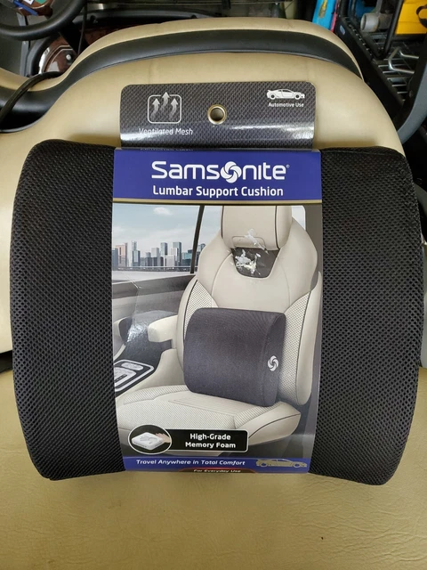 Office Chair Lumbar Support Pillow Memory Foam Car Cushion Lower Back Pain Seats