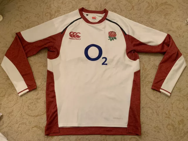 England rugby long deals sleeve training top