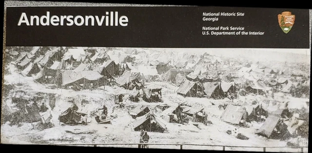 CIVIL WAR PRISON Park Brochure & Battlefields Map & Parchment Currency ...