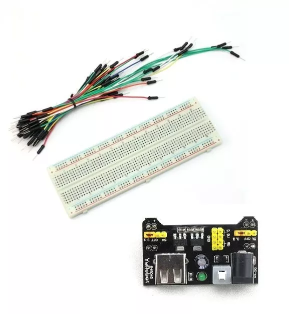 MB-102 Solderless Breadboard Protoboard 830 Tie Points 2 buses Test Circuit UK