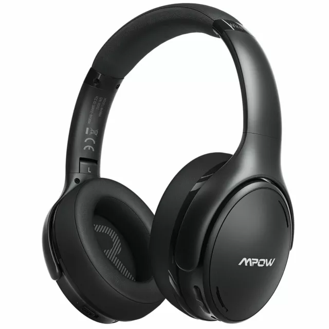 Mpow H19 IPO Active Noise Cancelling Headphones Black MPBH388AB