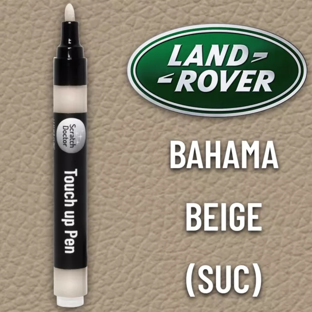 Leather Paint Touch Up Pen LAND ROVER BAHAMA BEIGE SUC for scratches, scuffs