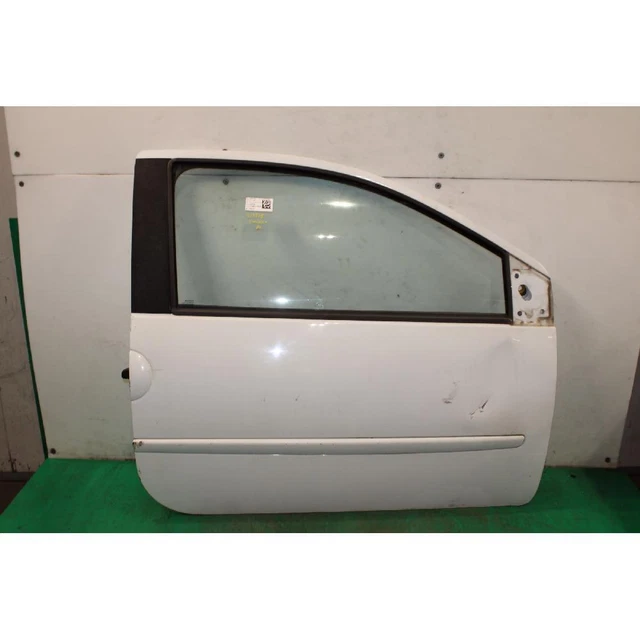 Porte Avant Droite Pour Renault Twingo II (2007-2014) - Peinture RNA Bleu Extrême, Occasion état Moyen