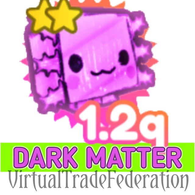 PET SIMULATOR X Dark Matter Doodle Axolotl Cartoon Coins V Fast