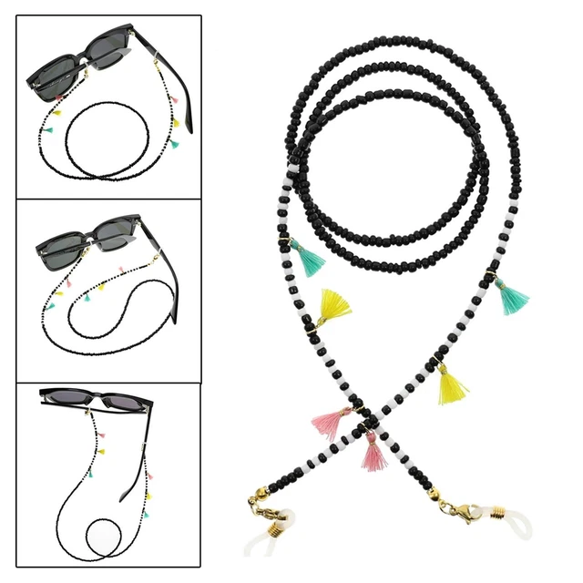 Chaîne De Lunettes Avec Support - Doré - Alliage - Neuf Avec étiquettes - Accessoire Pratique