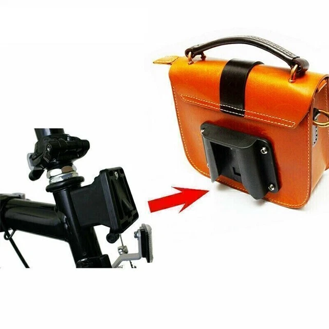 BIKE CARRIER BLOCK Adapter for Brompton Folding Bike Bag Rack Holder ...